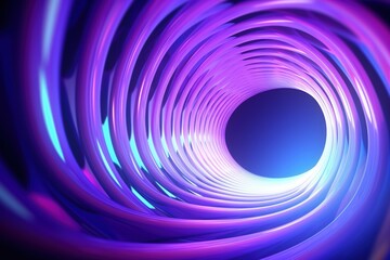 Obraz premium abstract futuristic background with pink blue glowing neon moving high speed wave lines and bokeh lights. Data transfer concept Fantastic wallpaper