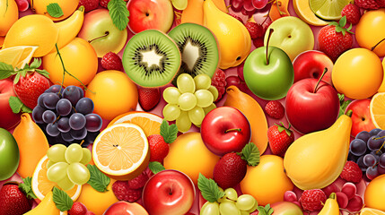fruits background illustration 