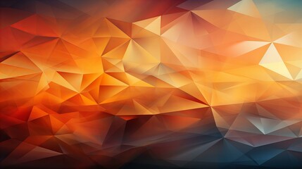 オレンジ色の幾何学模様の背景