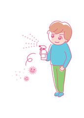 イラスト素材:大掃除_年末_清掃_シーズン