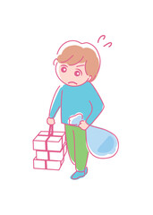 イラスト素材:大掃除_年末_清掃_シーズン