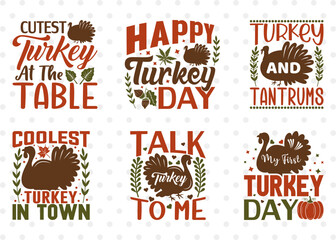 Turkey Day Svg, Be Thankful Svg, Autumn Svg, Give Thanks Svg, Pumpkin Svg, T-shirt Design