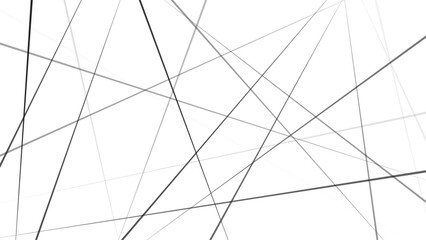 Random chaotic lines abstract geometric pattern. Trendy random diagonal lines image. Black diagonal line isolated on white background.