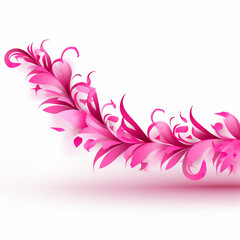 Fototapeta na wymiar Pink Ribbon for Life and Love
