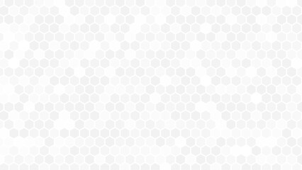 Seamless pattern of the hexagonal net. Gray, black, white beehive background. Honeycomb,