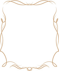 Hand Drawn Frame Label Vintage