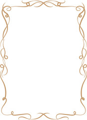 Hand Drawn Frame Label Vintage illustration