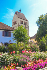 Cathedral of Saint Maria and Markus of Reichenau Abbey on Island of Reichenau, Lake Constance, Baden-Wuerttemberg, Germany