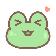 ケロケロカエル嬉しい⭐︎PNG