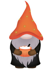 Gnome with orange hat