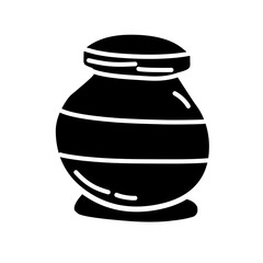 jar bottle silhouette icon