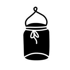 jar bottle silhouette icon