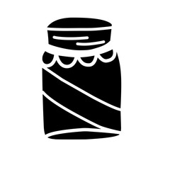 jar bottle silhouette icon