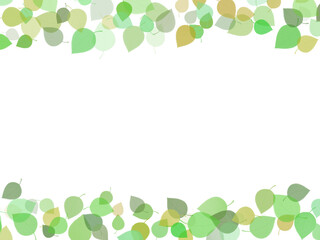 秋の木の葉のフレーム