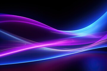 abstract futuristic background with pink blue glowing neon moving high speed wave lines and bokeh lights. Data transfer concept Fantastic wallpaper