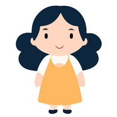 cartoon, child, baby, illustration, vector, kid, smile, character, smiling, art, love, pink, dress, cute, childhood, hair, fun, funny, little, happiness, sweet, boy, joy, drawing, children