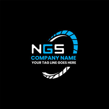 NGS letter logo vector design, NGS simple and modern logo. NGS luxurious alphabet design  