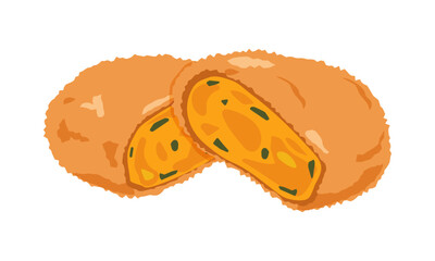 かぼちゃコロッケ