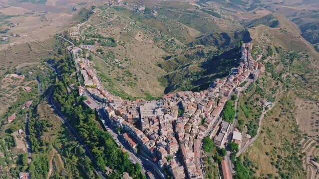 Centuripe (Sicily, Italy) Drone