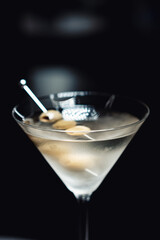 Alcoholic drinks in bars