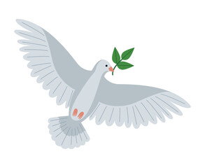 world peace day dove and olive branch