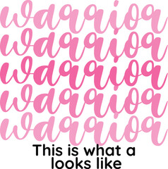 October lettering design with pink ribbon. Breast Cancer Awareness Month Campaign. For poster, banner and t-shirt. Illustration.