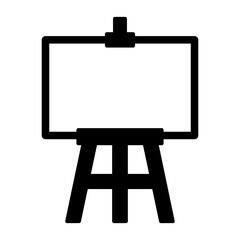 easel glyph icon