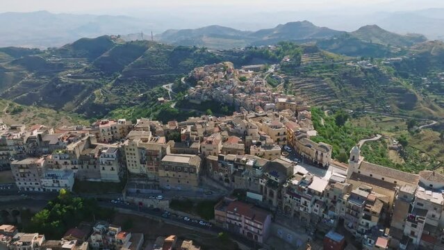 Centuripe (Sicily, Italy) Drone