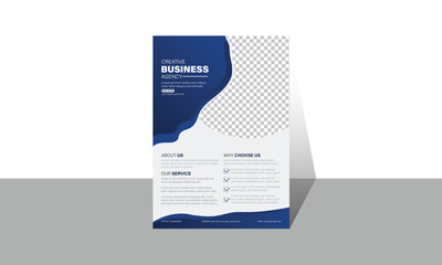 new and simple design design for corporate flyer design template.