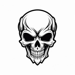 Heavy Metal Skull Artwork for Album Cover