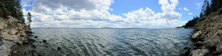 Mid Day At Yellowstone Lake