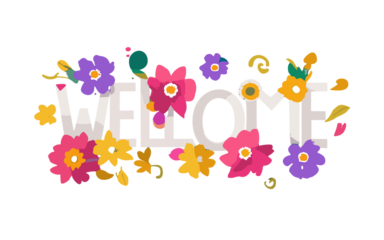 Welcome design-Transparent-PNG