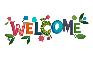Welcome design-Transparent-PNG