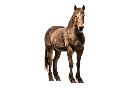 Warlander horse isolated on transparent background.