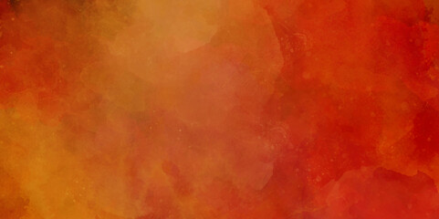 Red and yellow texture vintage retro grunge concerete wall backdrop background. ornage rough smooth paint pattern texture.