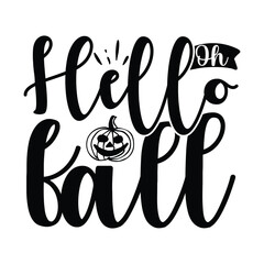 oh hello fall,  New Fall SVG Design Vector file