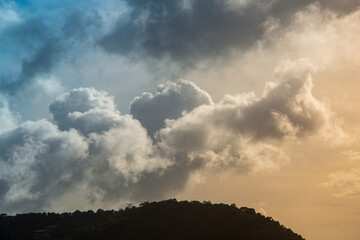 Impact of climate change on the environment. A material suitable for use as a background or for compositing light and shadow.