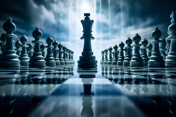 Chess Epic Scene, Generative Ai