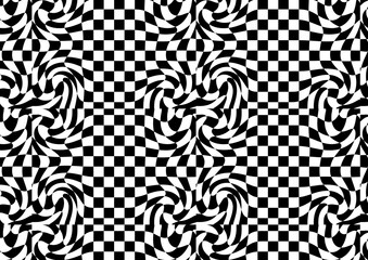 Abstract checkered pattern seamless movement background