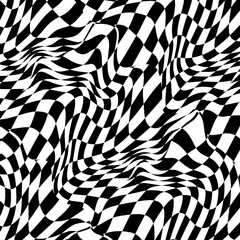 Abstract checkered pattern seamless movement background