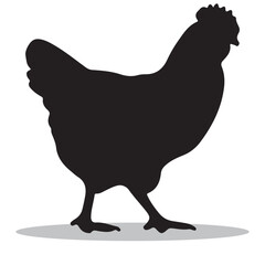 Chicken Silhouette, cute Chicken Vector Silhouette, Cute Chicken cartoon Silhouette, Chicken vector Silhouette, Chicken icon Silhouette, Chicken Silhouette illustration, Chicken vector																