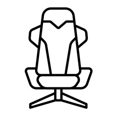 gaming chair gaming icon