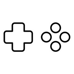 gamepad button gaming icon