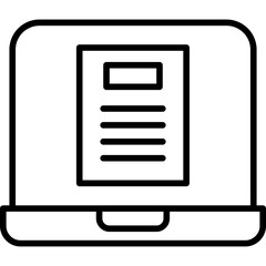 Fototapeta premium Copywriter Icon