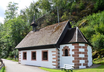 Fototapeta na wymiar Historical Chapel in the Black Forest, Wolfbach, Baden - Württemberg