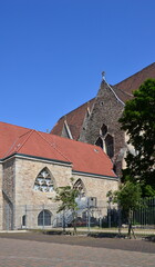 Fototapeta na wymiar Historical Church in the Old Town of Braunschweig, Lower Saxony
