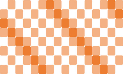 orange and Beige square strip background, pattern of squares, Two tone background with block pattern checkerboard styles repeat seamless image design for fabric printing