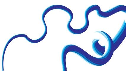 Obraz premium Blue Swirl Abstract Background.