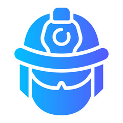 helmet Gradient icon