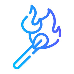Fototapeta premium matches Line Gradient Icon